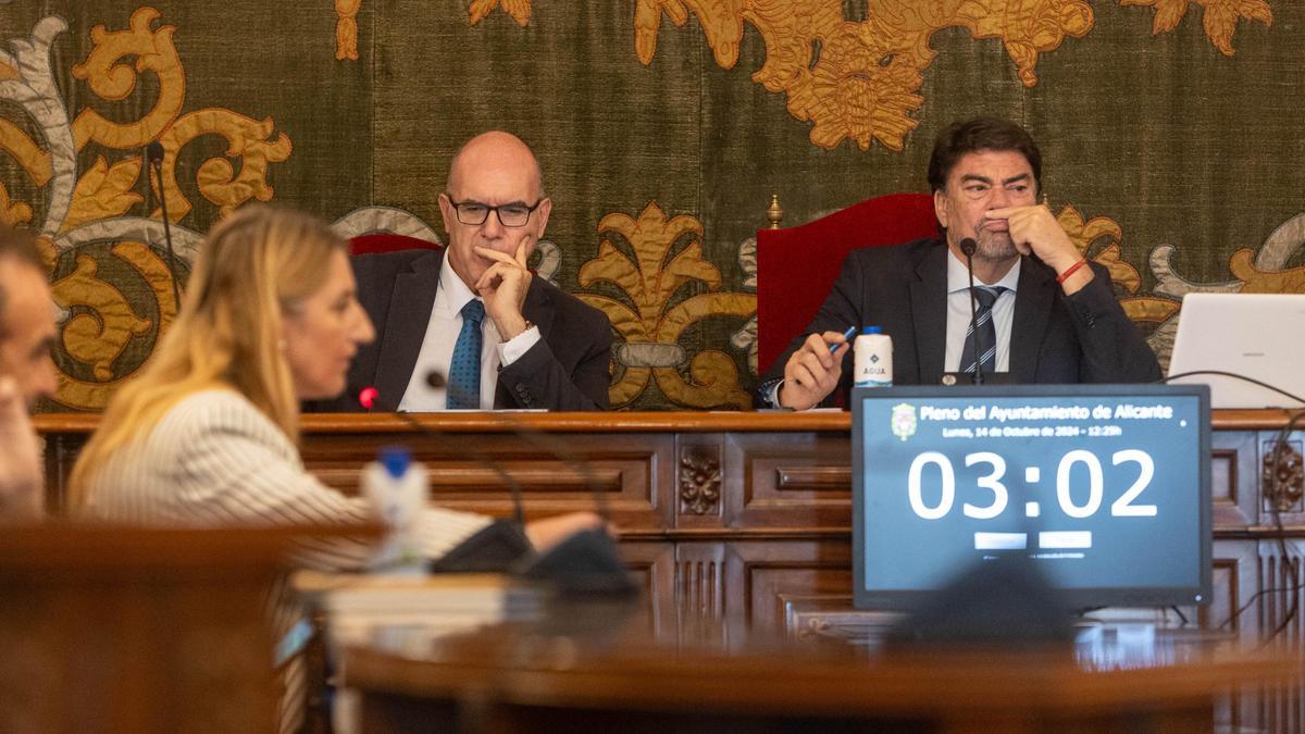 El debate sobre el estado de la ciudad de Alicante