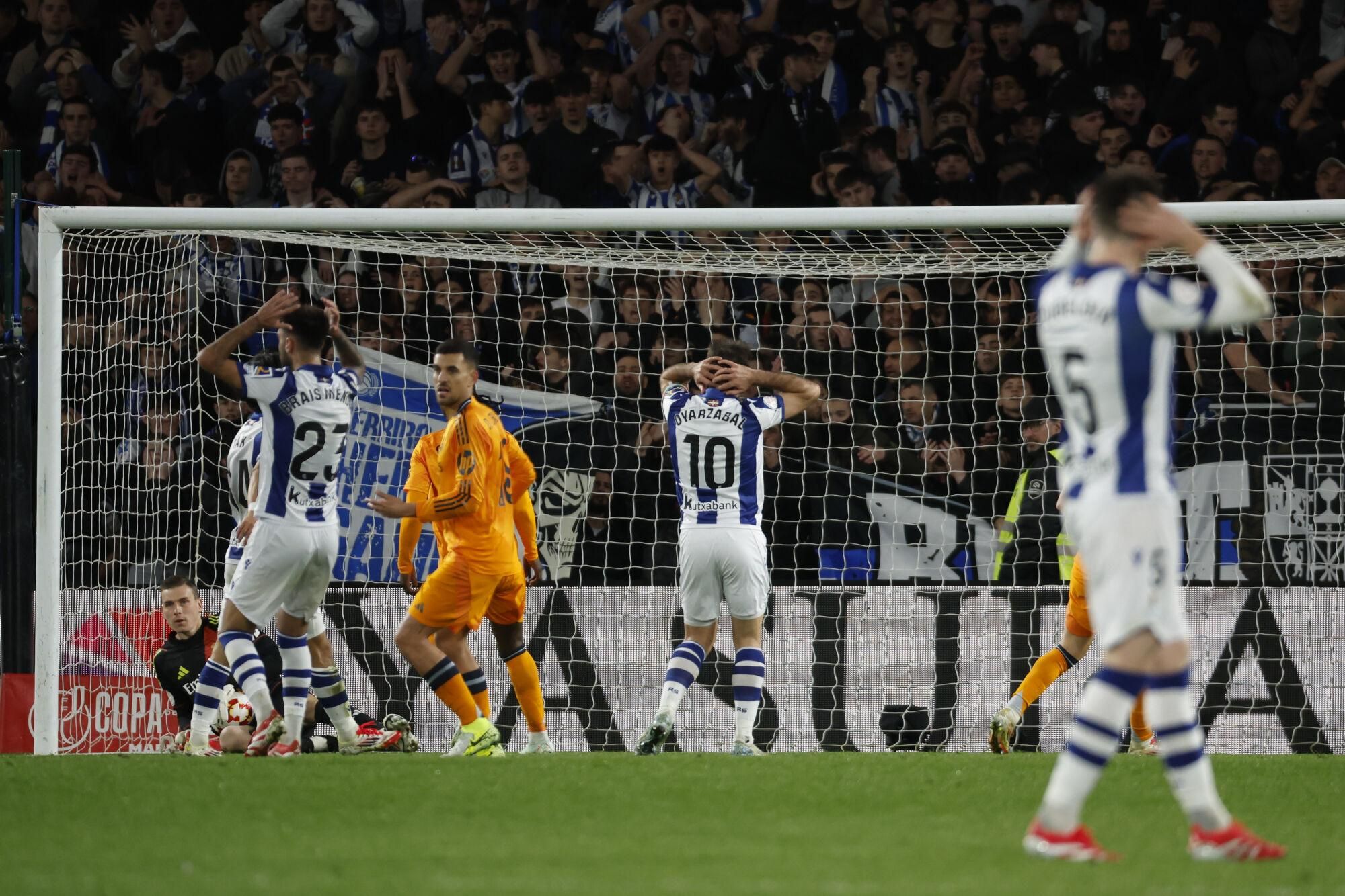 Real Sociedad - Real Madrid, en imágenes.