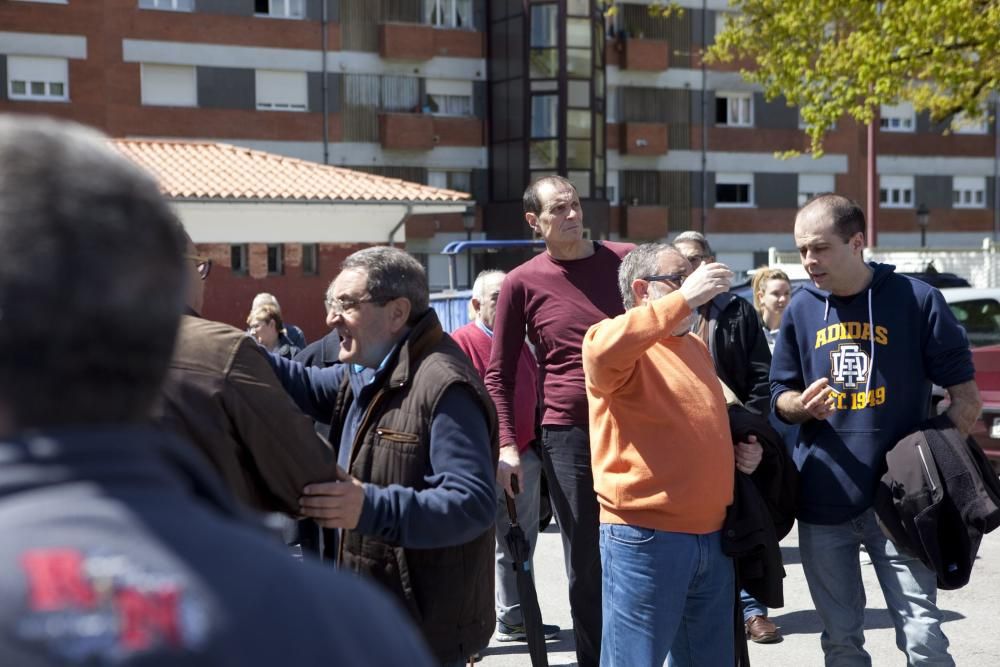 Manifestación organizada por CCOO Nalón para pedir del centro geriátrico de Riaño