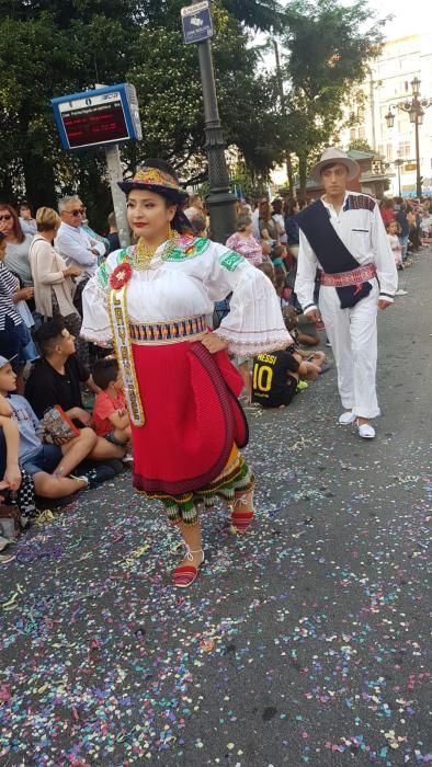 Desfile del Día de América en Asturias