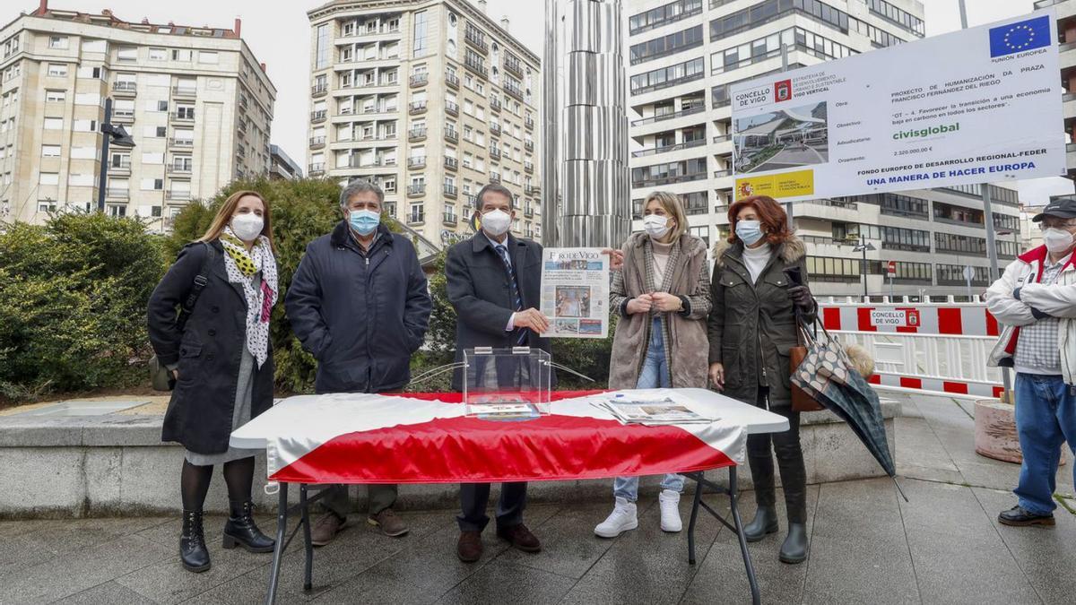 Colocada la primera piedra de la nueva Plaza Elíptica | R. GROBAS