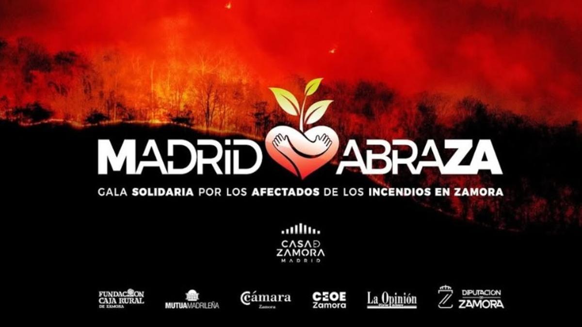 Cartel gala "Madrid AbraZa"