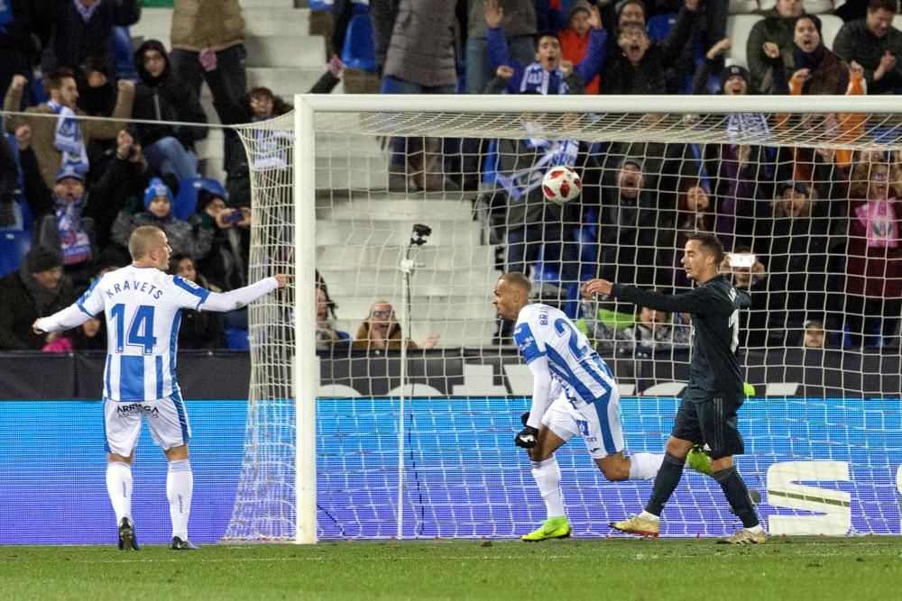 Las imágenes del Leganés - Real Madrid.