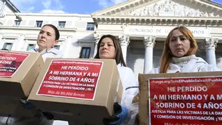 Familiares de víctimas de la DANA entregan al Congreso 65.000 firmas para pedir justicia