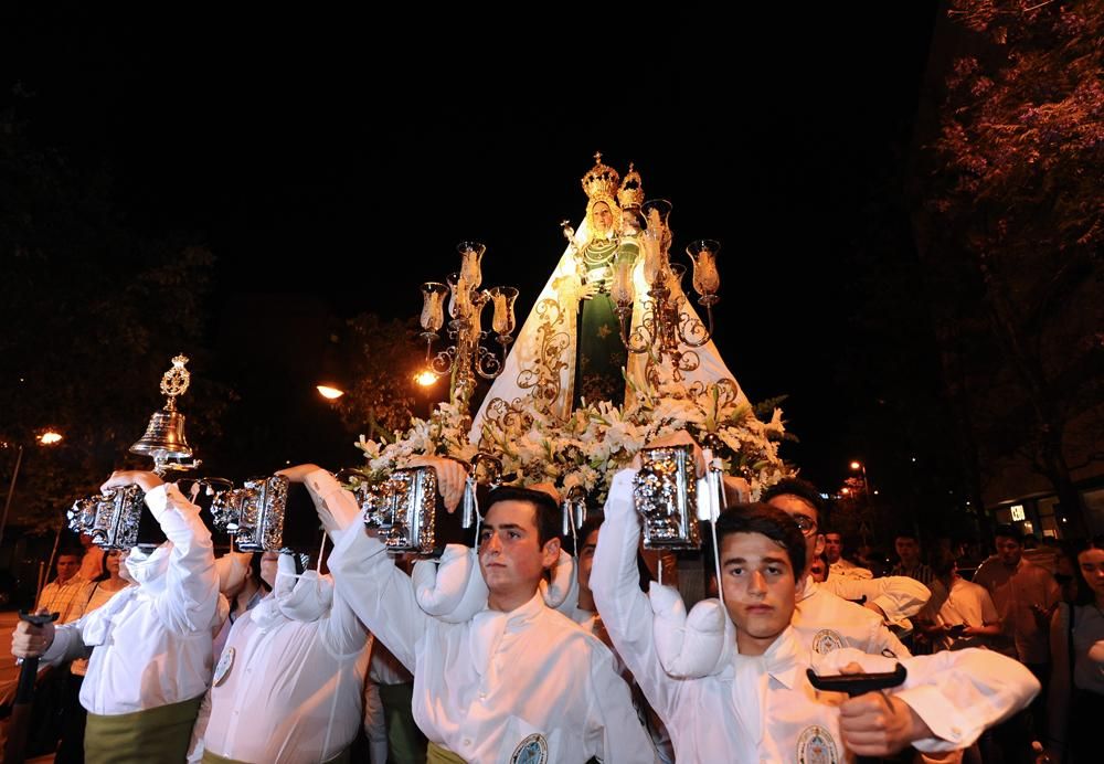 Tarde cofrade con la Reina de los Ángeles, la Virgen de Araceli y el Niño Jesús de Praga