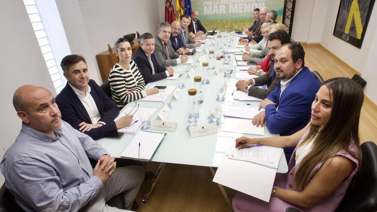 Comisión Interadministrativa del Mar Menor celebrada este jueves.