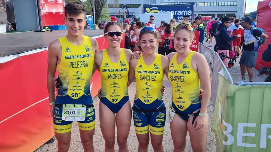 Cuatro murcianos suben al podio en el Nacional de duatlón