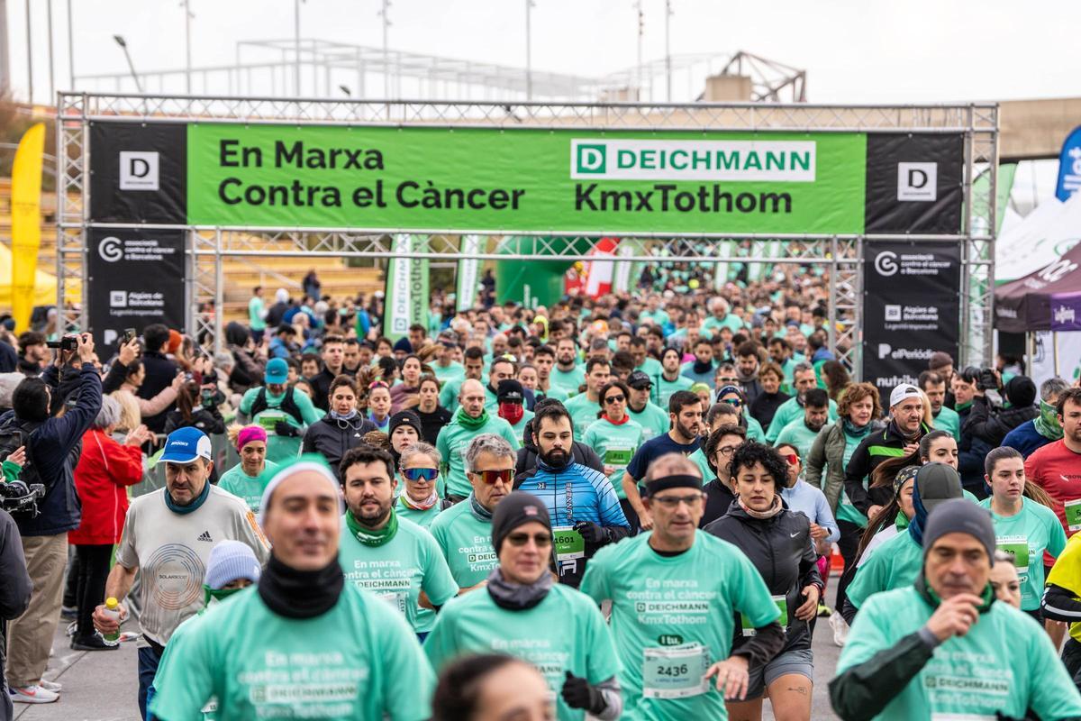 8a edición de la Cursa Solidària 'Barcelona en marxa contra el càncer'
