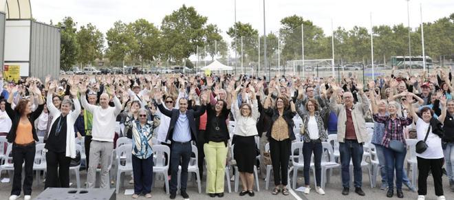 Un momento de la jornada festiva y reivindicativa de SMC en Tàrrega