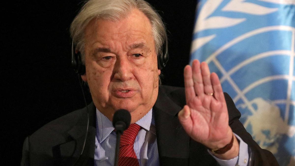 El secretario general de la ONU, António Guterres.