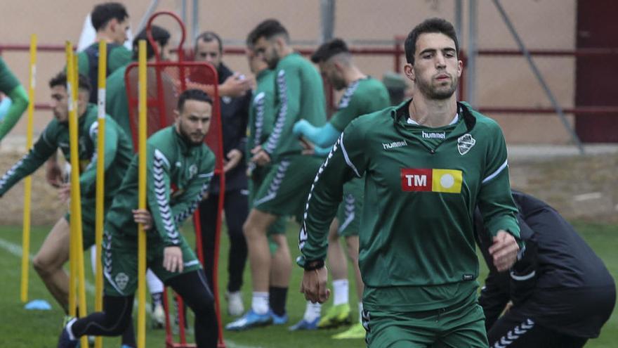 Claudio Medina, durante un entrenamiento