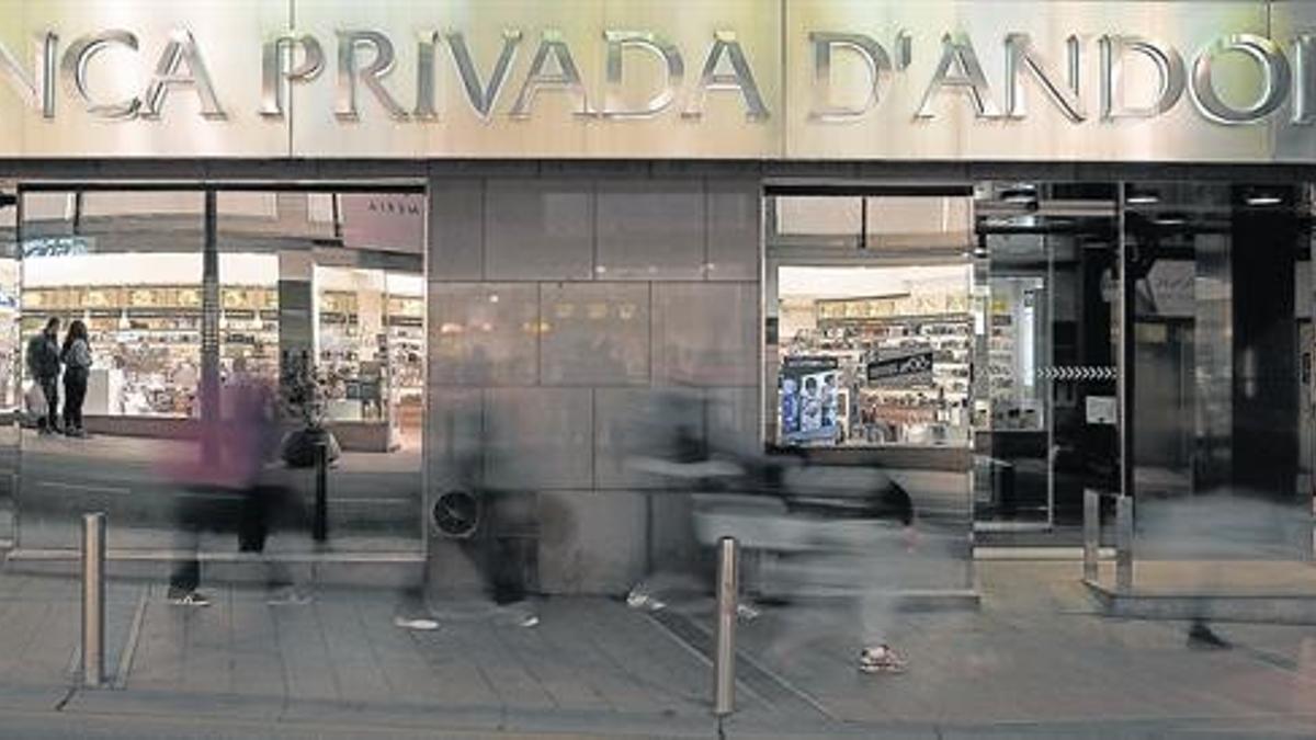 Oficina de la Banca Privada d'Andorra (BPA), en Andorra la Vella.