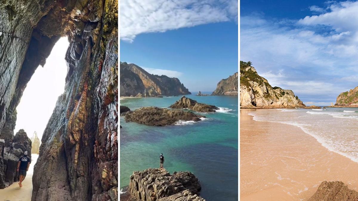 La playa de La Franca, en Ribadedeva.