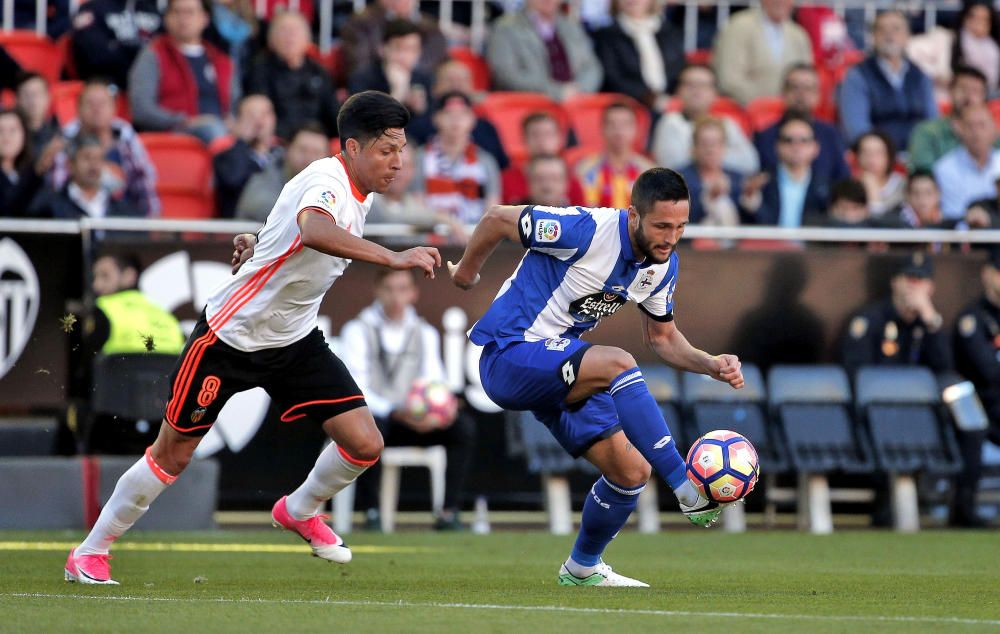 Valencia - Deportivo, en imágenes