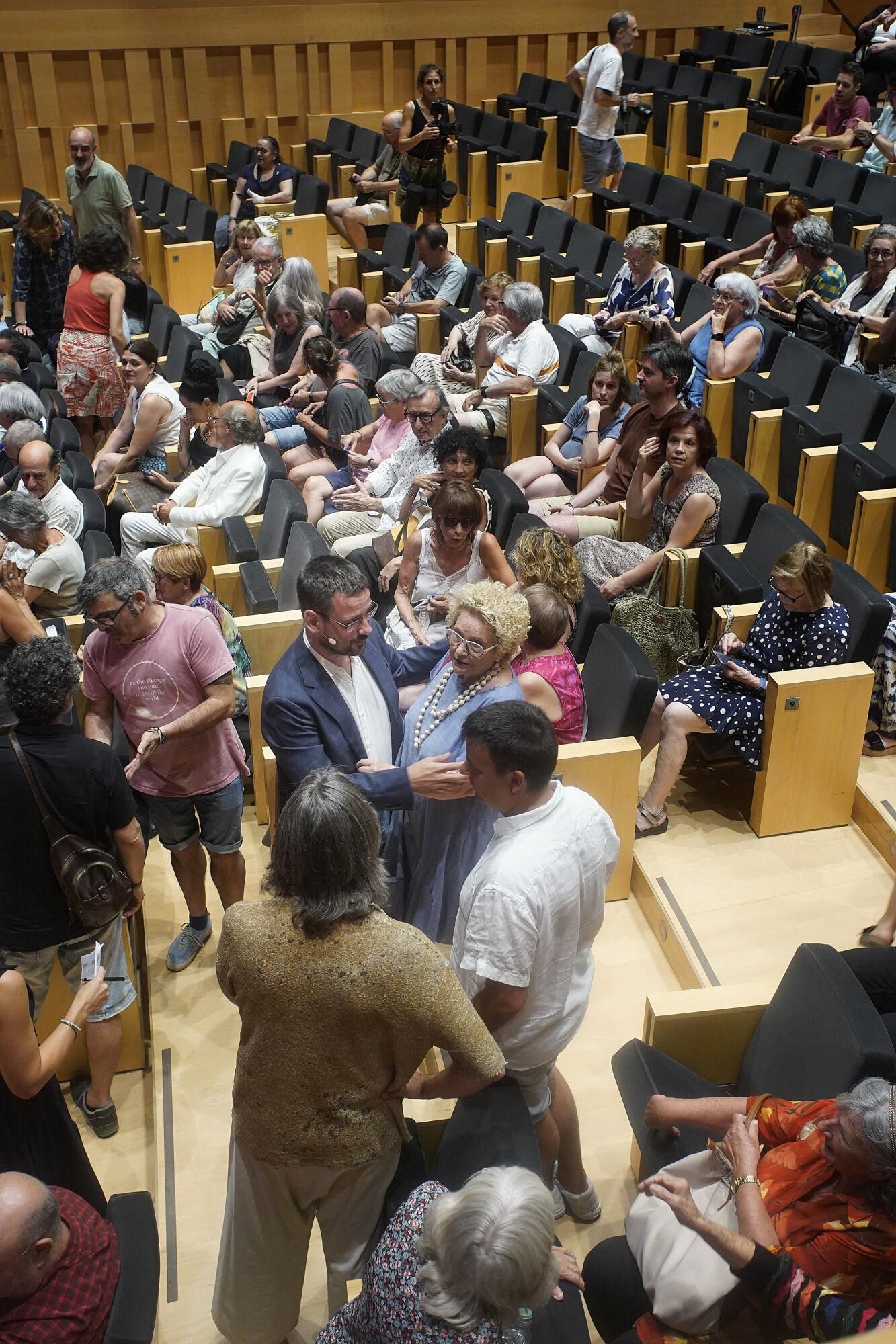 Girona Auditori alcalde de Girona, Lluc Salellas,conferència balanç meitat de mandat propostes pels pròxims dos anys