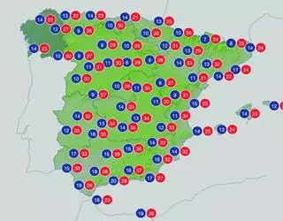 El sur de España rozará los 40 grados esta semana, pero Galicia se quedará en los 25