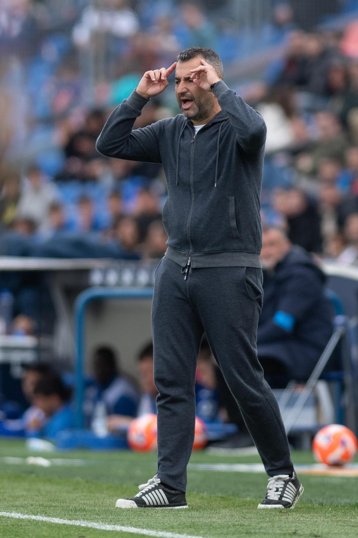 Diego Martínez pide cabeza a sus jugadores ante el Getafe