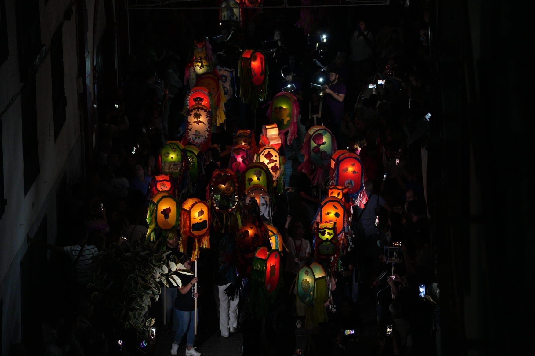 La Pandorga 'enciende' la noche de Santa Cruz de La Palma