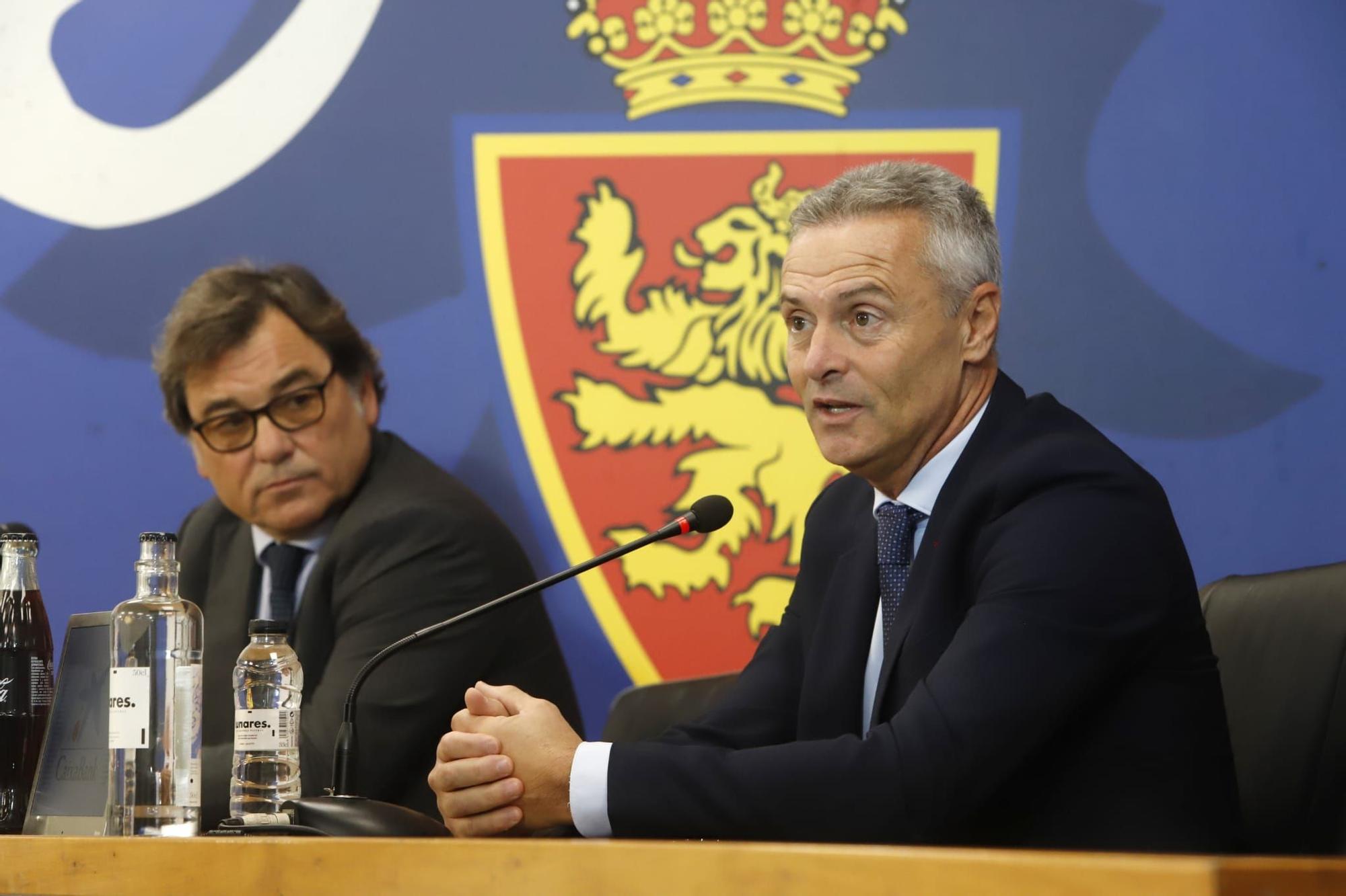 FOTOGALERÍA | Presentación de Fran Escribá como nuevo entrenador del Real Zaragoza