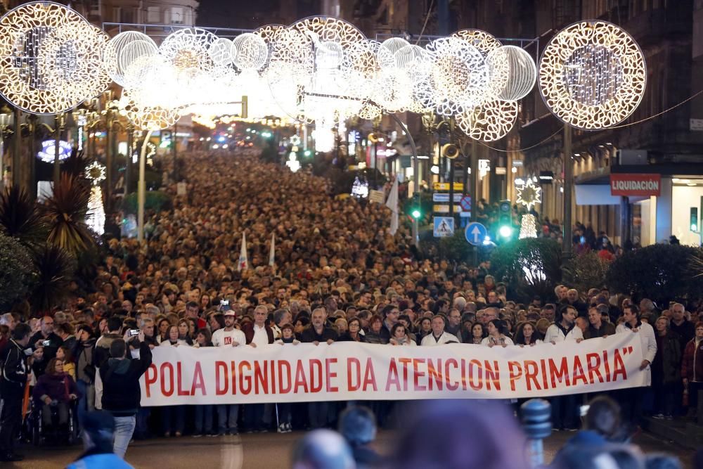 Manifestación en Vigo por la sanidad pública