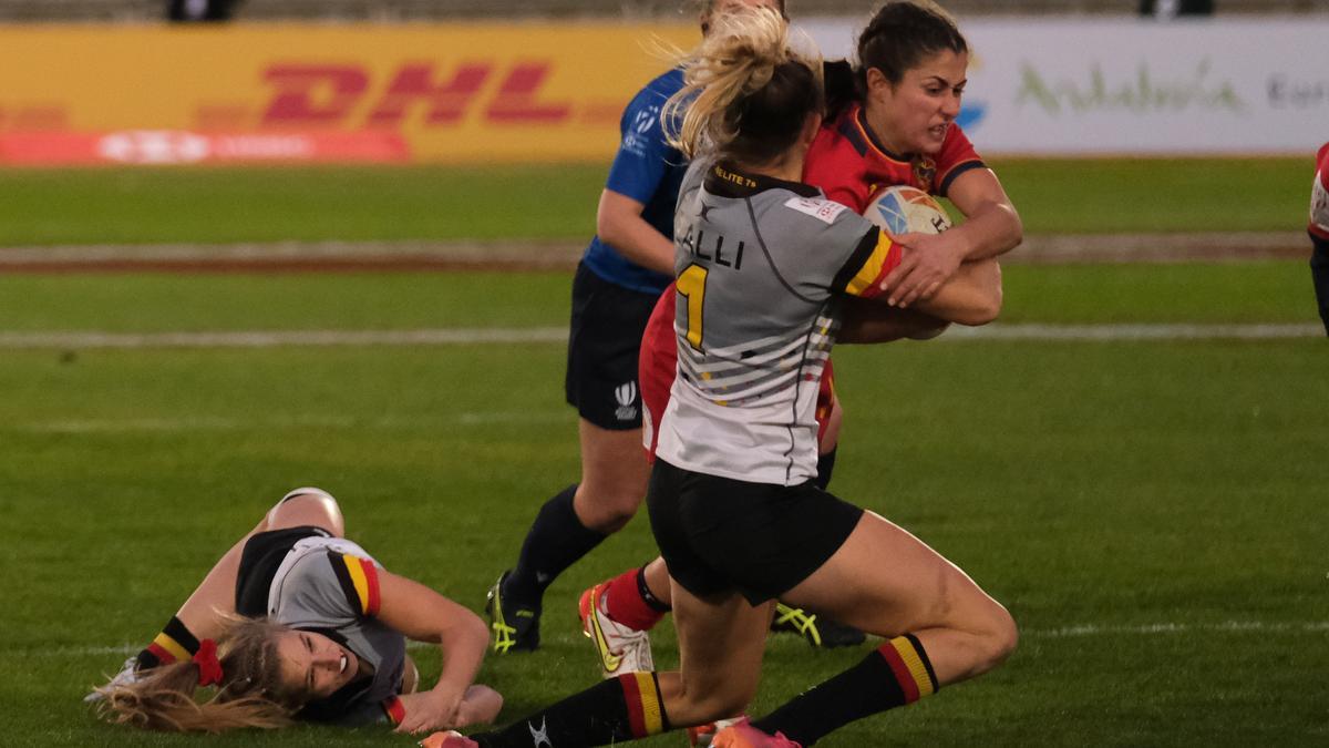 Las imágenes de las Series Mundiales HSBC de rugby 7 en Málaga