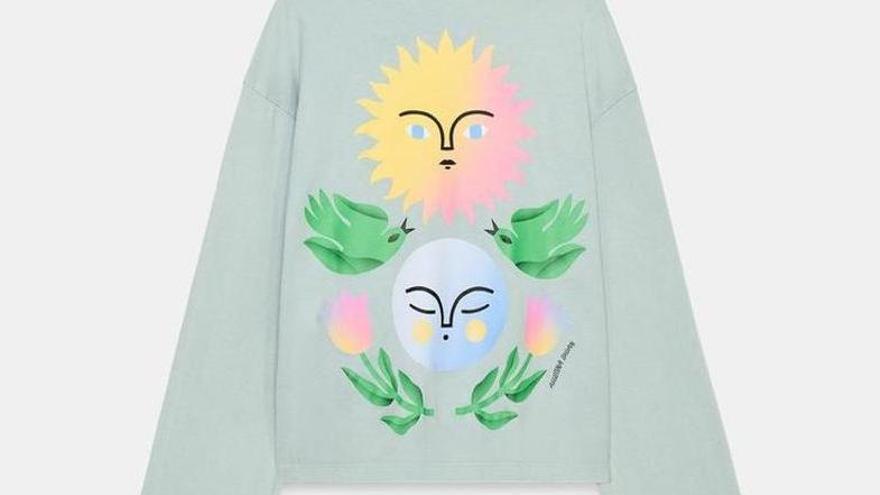 Zara se suma al eclipse y lanza una camiseta exclusiva para la ocasión