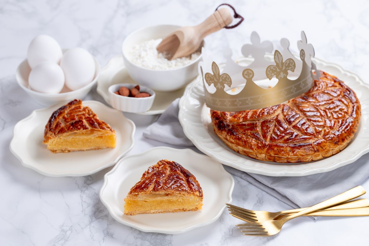 La 'Galette des Rois' es un postre francés muy famoso y rico en Navidad