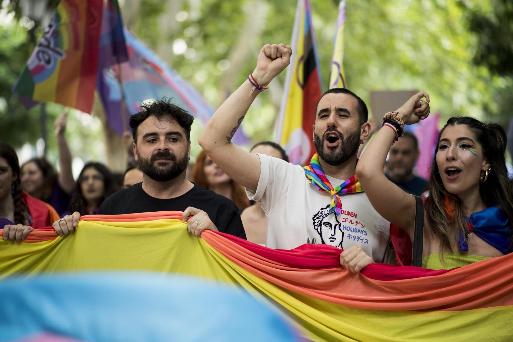 Así ha sido la manifesación del Orgullo LGTB+ en Cáceres