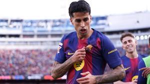 Cancelo celebra su gol ante el Sevilla