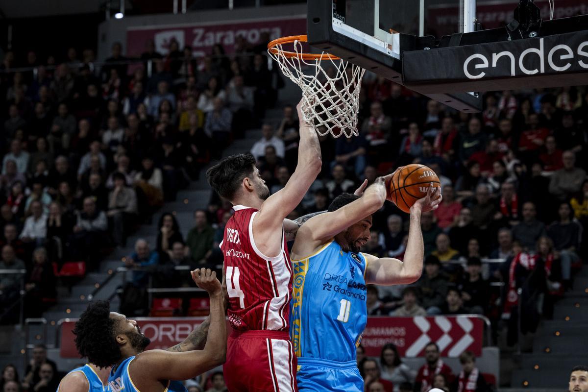 CASADEMONT ZARAGOZA - GRAN CANARIA EN LA LIGA ACB EN EL PRINCIPE FELIPE