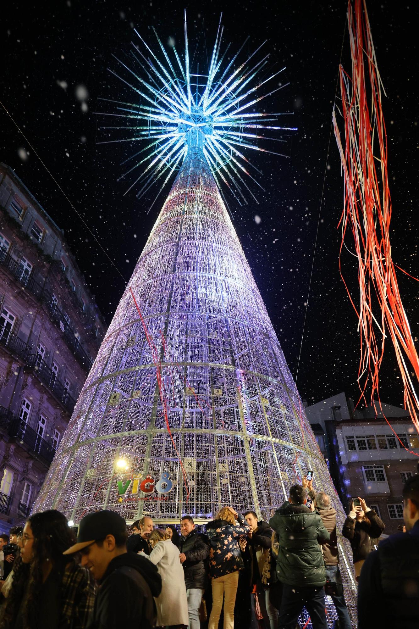 La Navidad de Vigo ya deslumbra al mundo