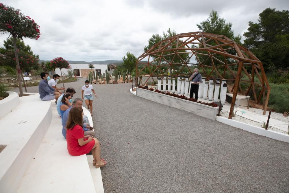 Abre sus puertas en Sant Rafel el primer jardín botánico y biotecnológico de las Pitiusas con vegetación de ambas islas