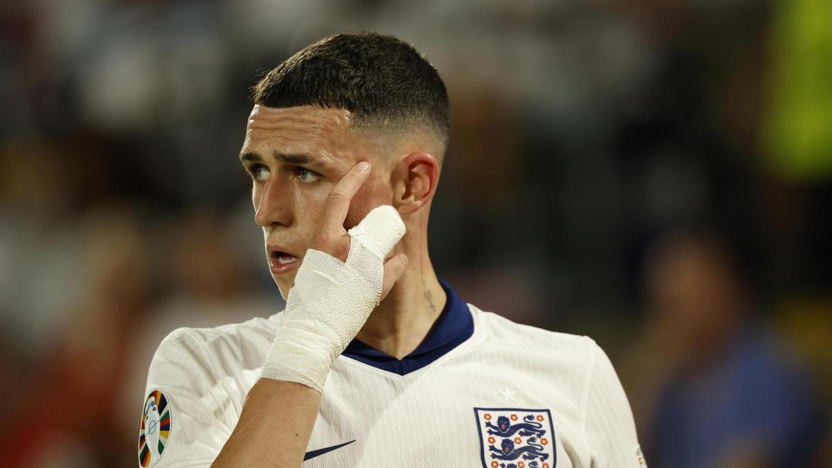 PhilFoden, in the match against Slovenia.