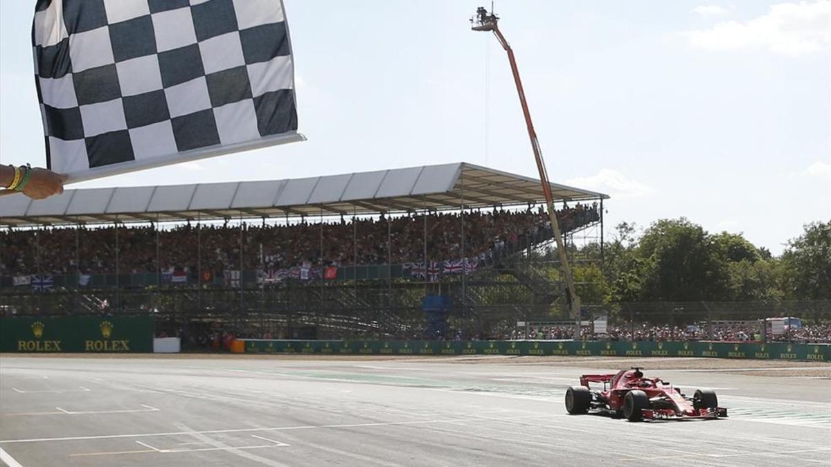 Vettel, ganador en Silverstone