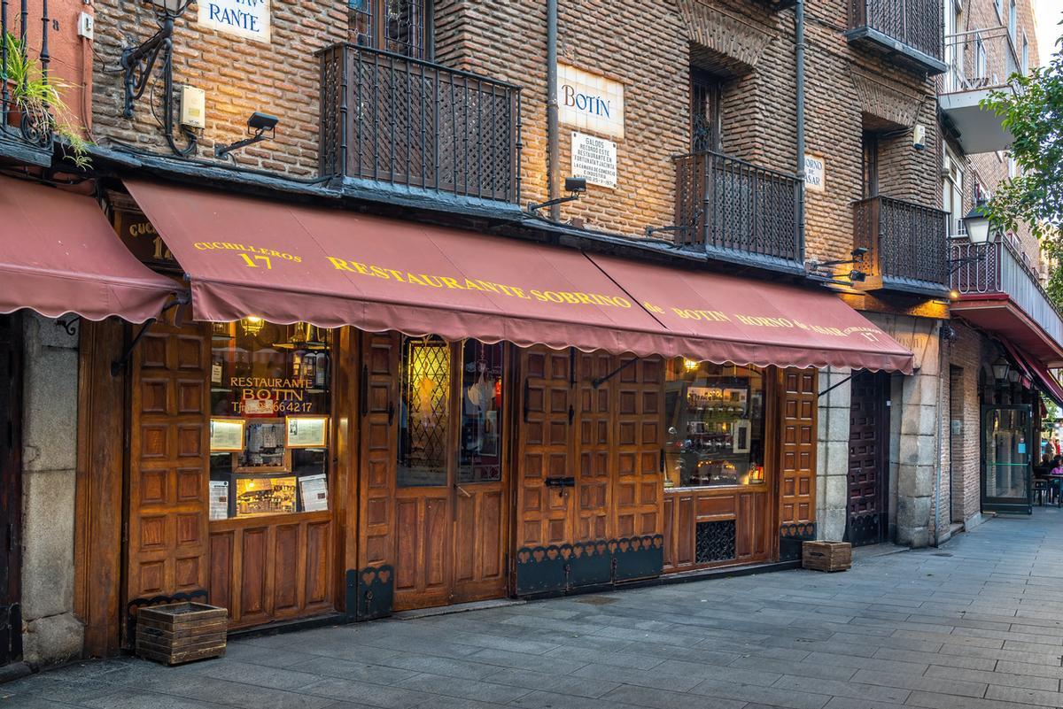 Restaurante Sobrino de Botín, el más antiguo del mundo en funcionamiento continuo.