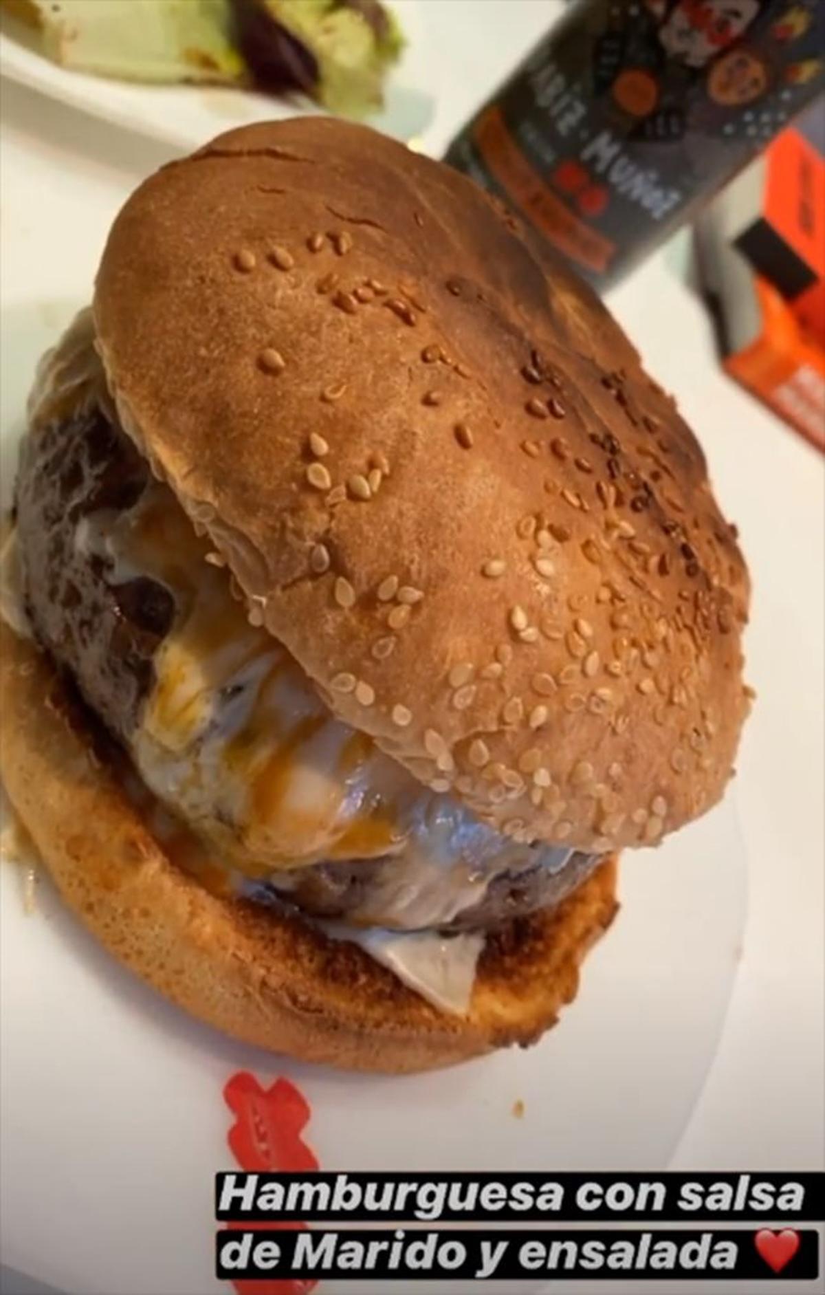 Hamburguesa de Cristina Pedroche