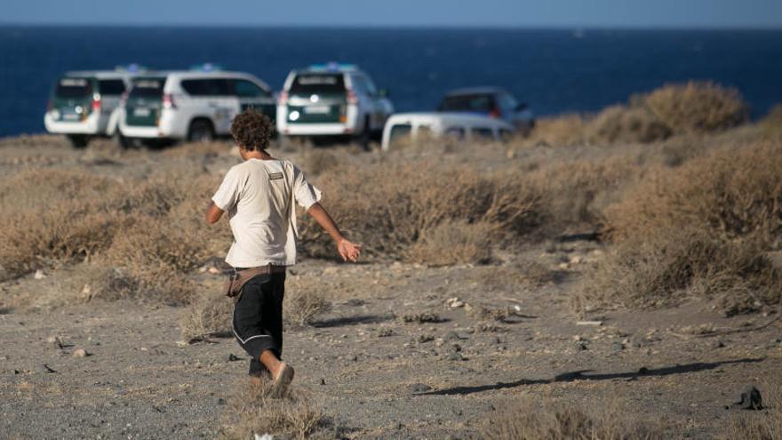 Desalojo de asentamientos ilegales en La Mareta-Los Abrigos