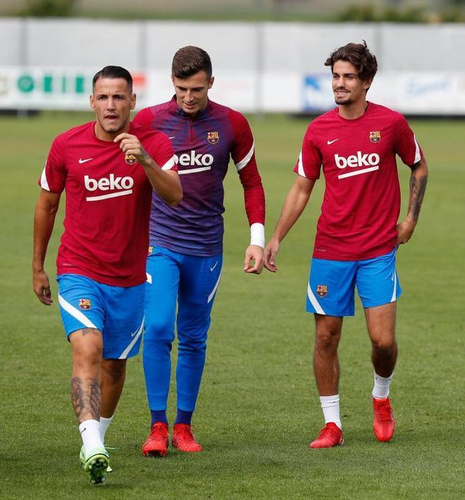 Las mejores imágenes del entrenamiento de hoy del Barça en Alemania