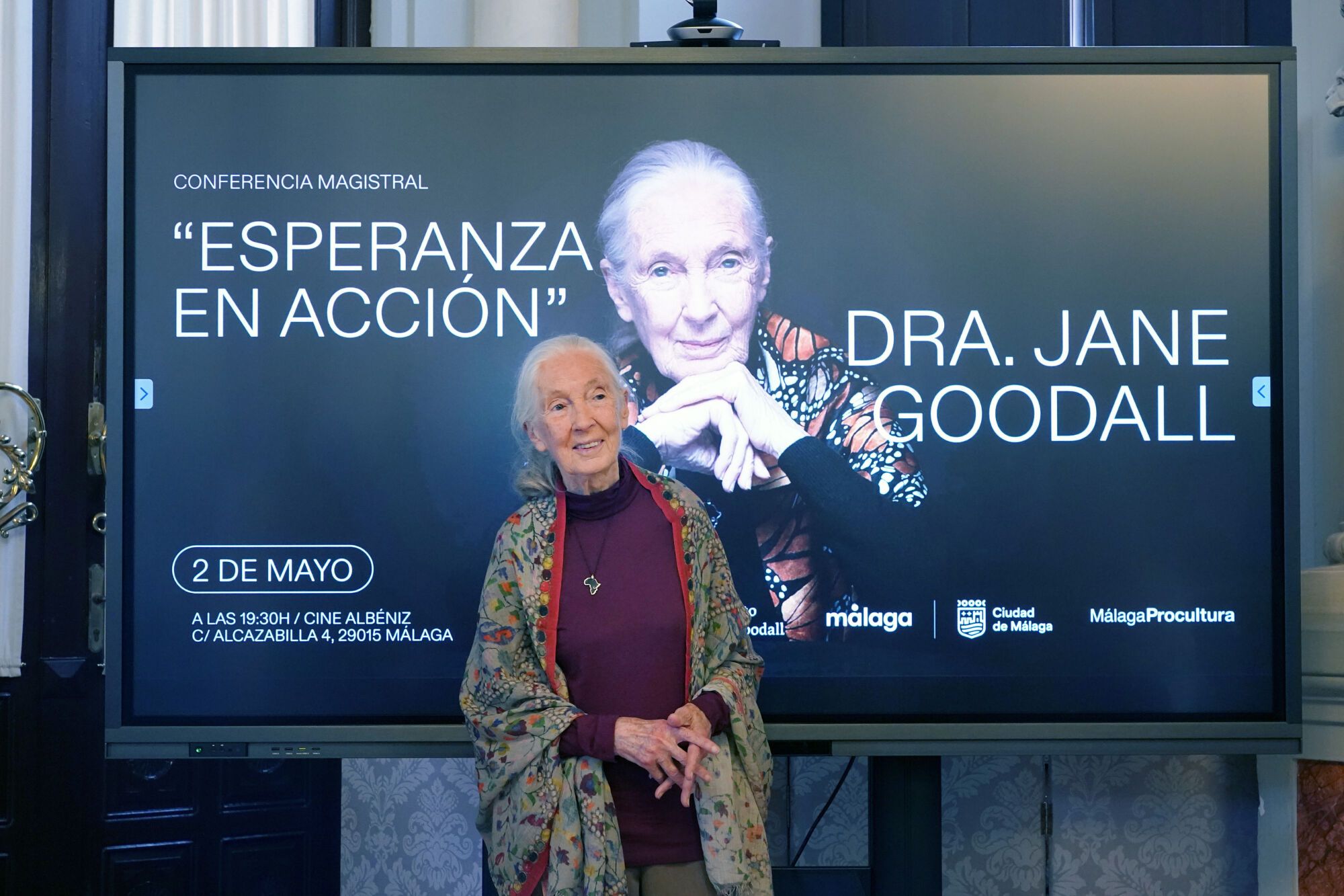 Fotos de la vista de la etóloga Jane Goodall a Málaga