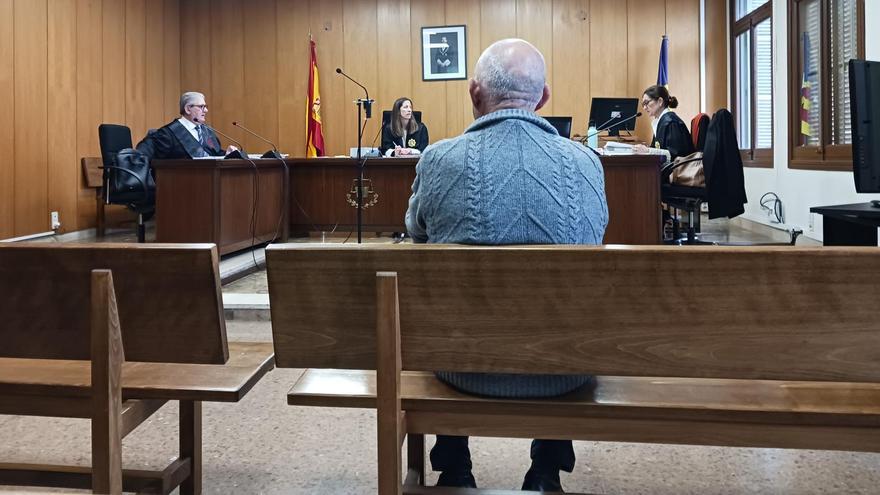 El empresario acusado, Miguel Pascual Bibiloni, ayer durante el juicio celebrado en Palma.