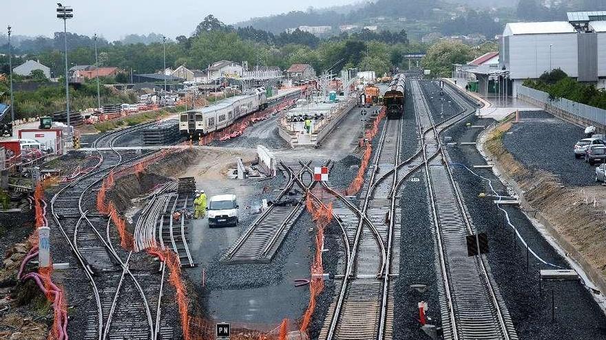 La remodelación de la estación comenzó hace un año y se confía en finalizar las obras en mayo. // R. V.