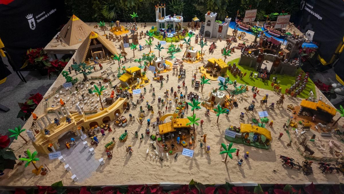 Vista completa del nacimiento de "clicks" de Tavernes