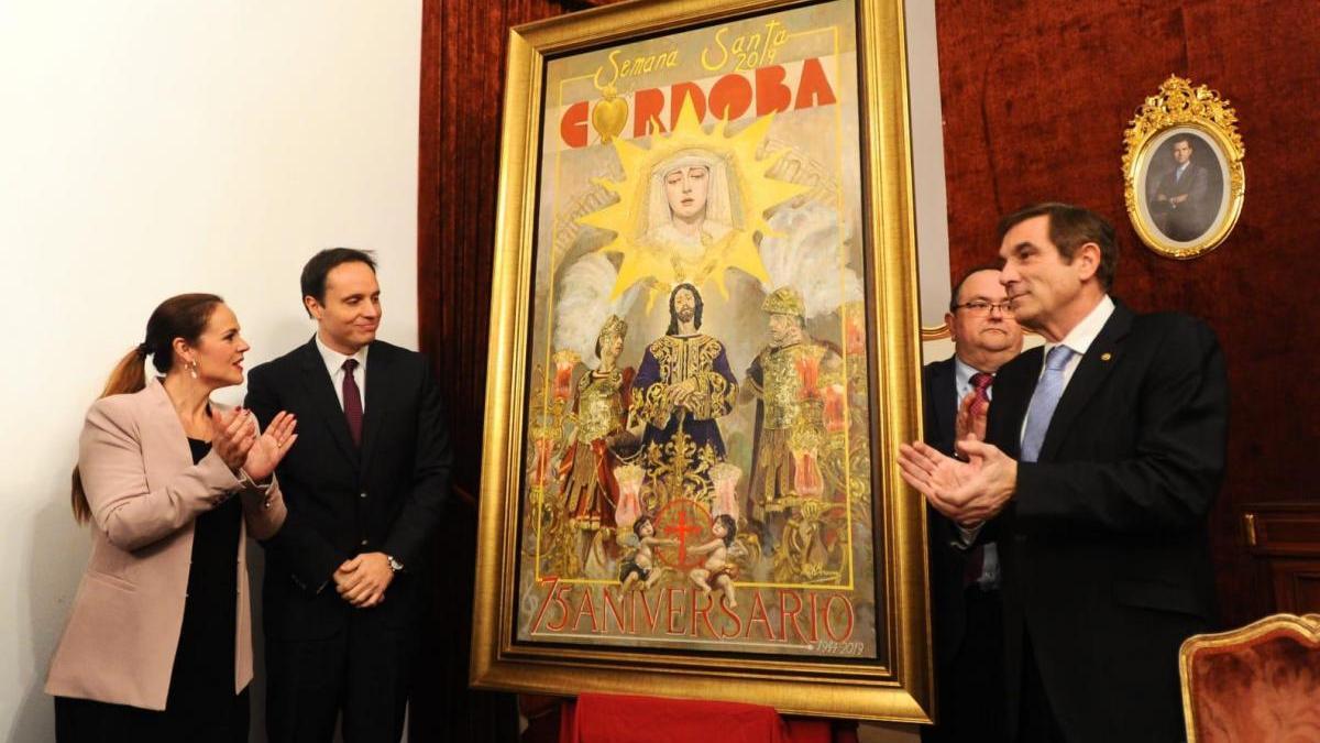 Raúl Berzosa evoca a Jesús de la Redención y Nuestra Señora de la Estrella en su cartel de la Semana Santa cordobesa 2019