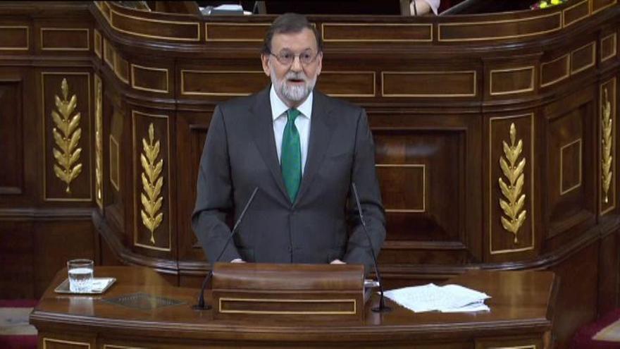 Rajoy: "El señor Sánchez lo único que quiere es llegar con quien sea y como sea"