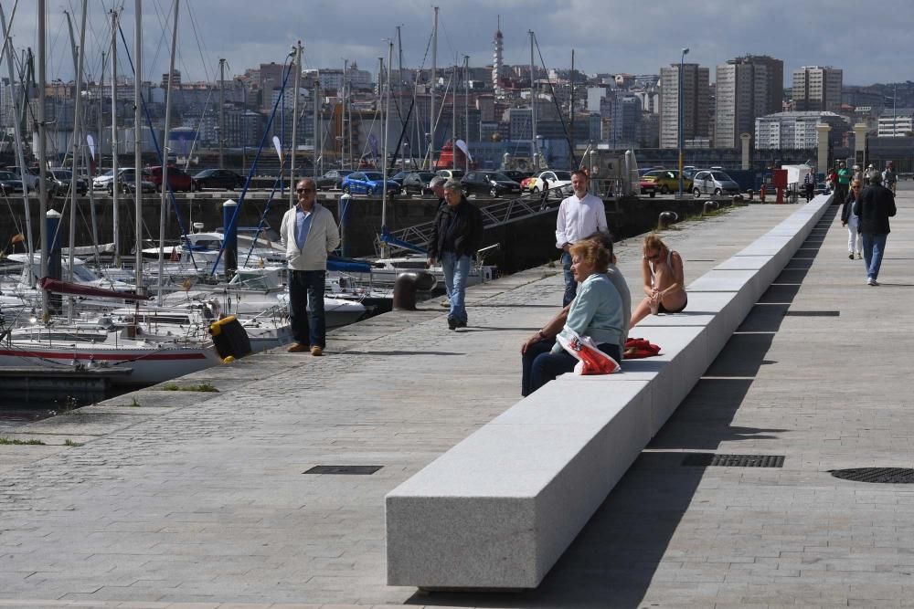 Algunos ya prueban el banco de la Marina