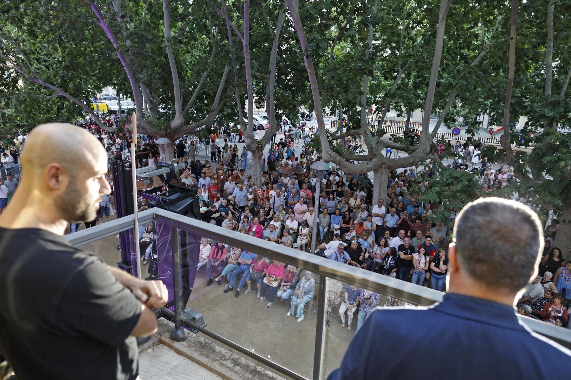 Salt. Ajuntament. Prego festa major salt 2025. Pregoner Manel Vidal. Jordi Viñas (alcalde).
