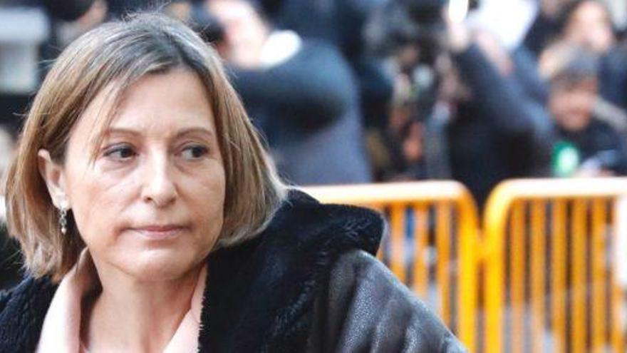 La defensa de Forcadell inicia el tràmit per ingressar la fiança i espera que surti de presó en les pròximes hores