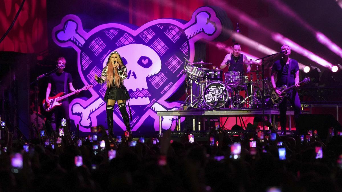 Avril Lavigne en el Festival Cruilla.