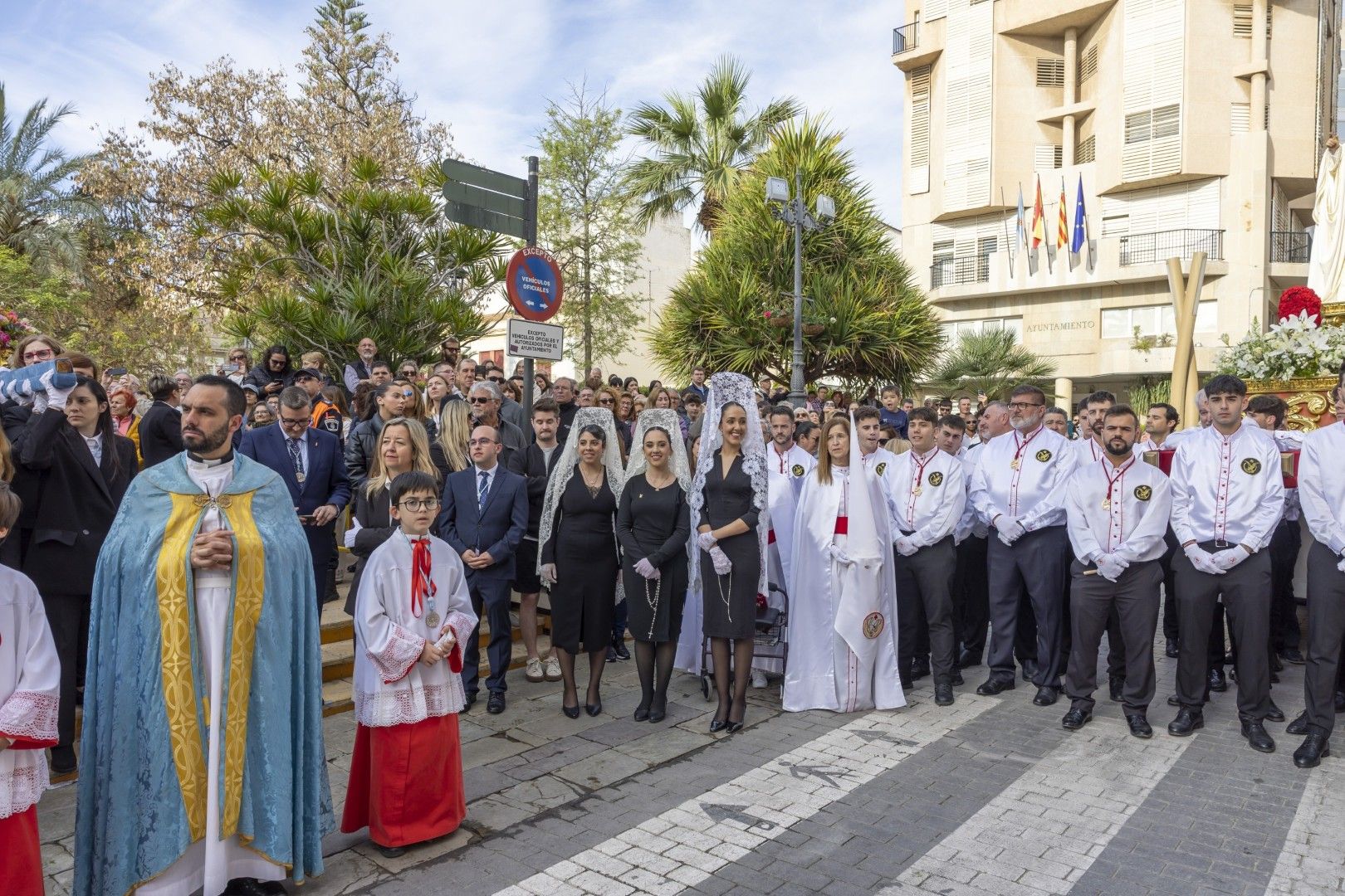 Las imágenes de la procesión del Encuentro del Domingo de Resurrección en Torrevieja