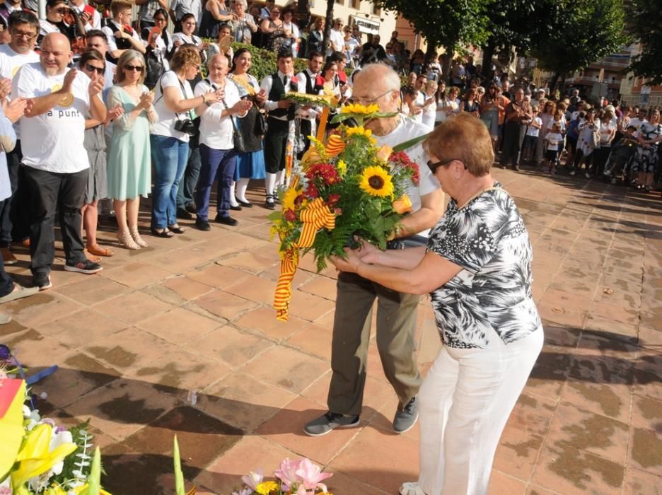 Unes 300 persones participen a l'acte oficial de la Diada a Berga